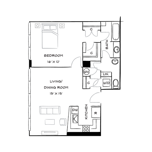 Furnished Diagram