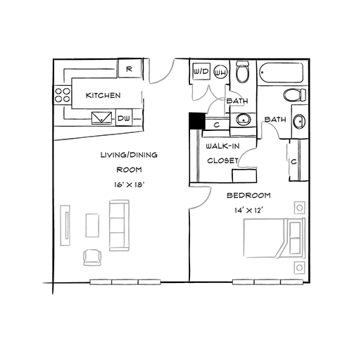 Furnished Diagram