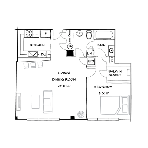 Furnished Diagram