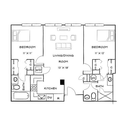 Furnished Diagram