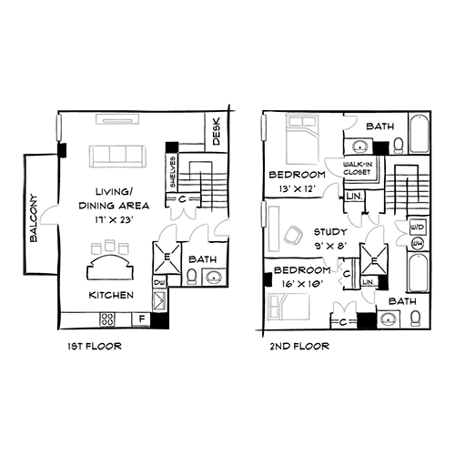 Furnished Diagram