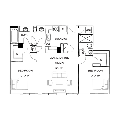 Furnished Diagram