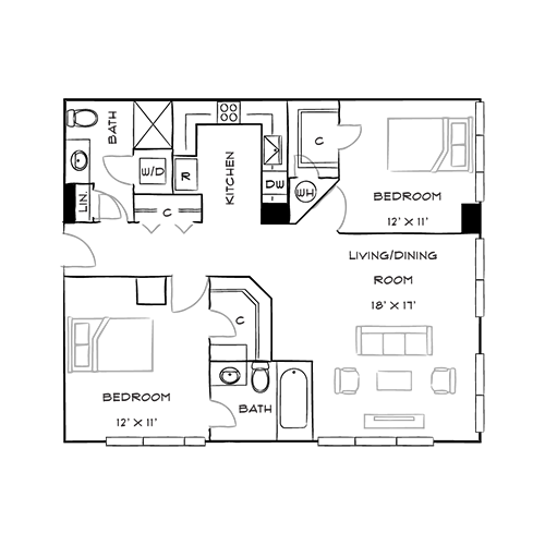 Furnished Diagram