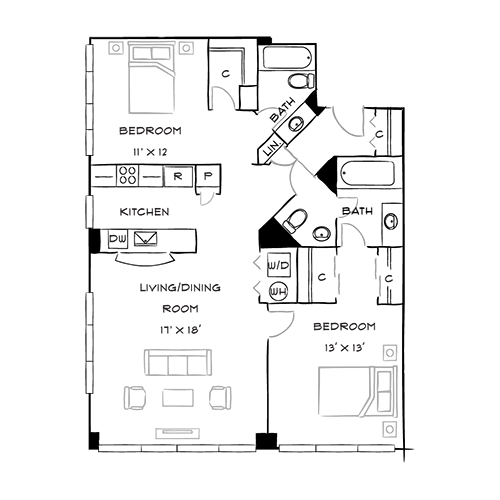 Furnished Diagram