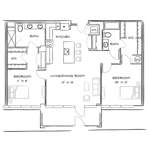 Furnished Diagram