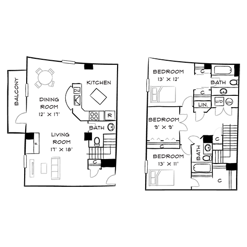 Furnished Diagram