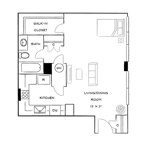 Furnished Diagram